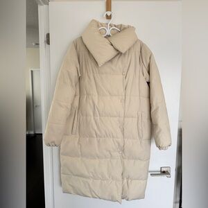 Mango Beige Puffer Jacket - Women’s XS/S